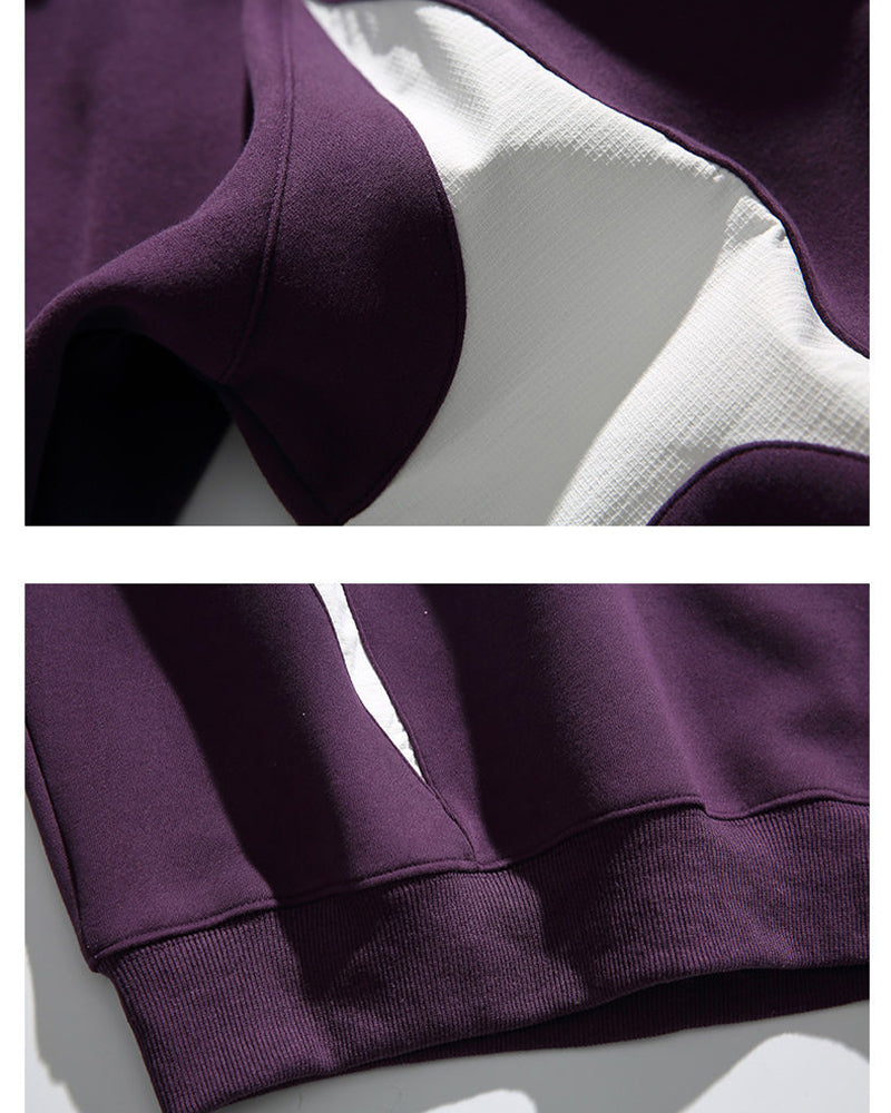 Patchwork Couple Hoodies