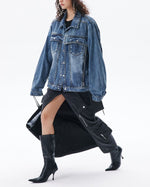 Vintage washed denim jacket