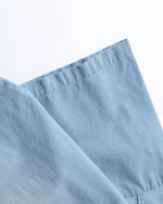 Retro patchwork short-sleeved shirt