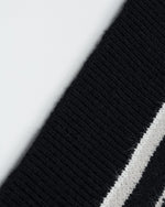 Star-striped knit sweater