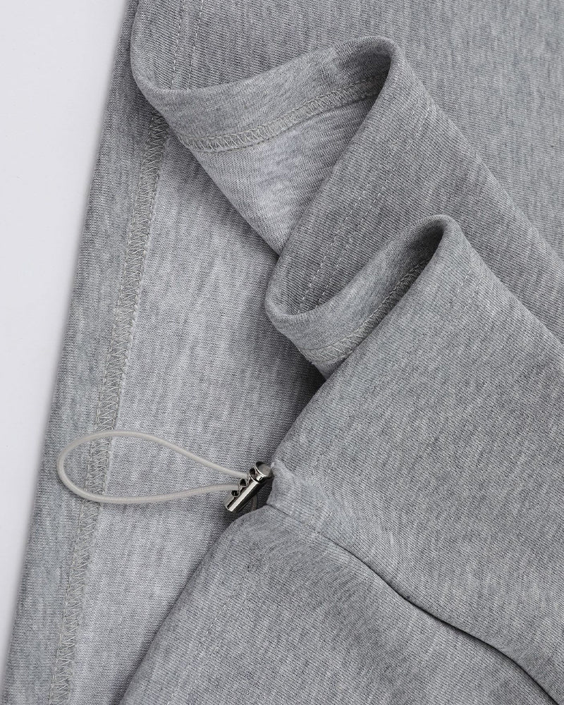 Badge Print Faux Two-Piece Sweatshirt