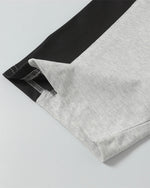 Retro contrast short sleeves