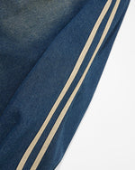 Distressed washed casual jacket