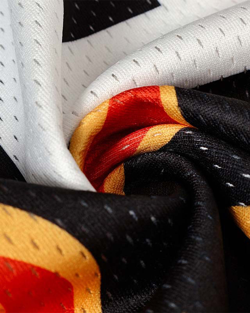 Flame Print Short-Sleeve