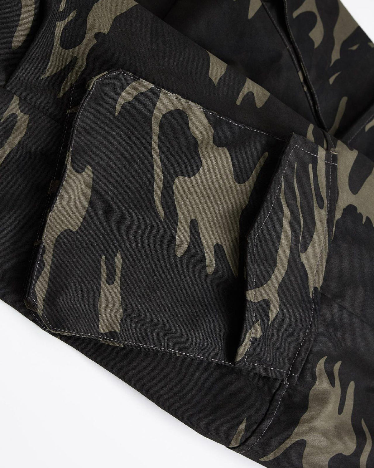 Retro all-match camouflage overalls