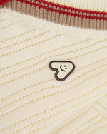 學院風v領針織外套