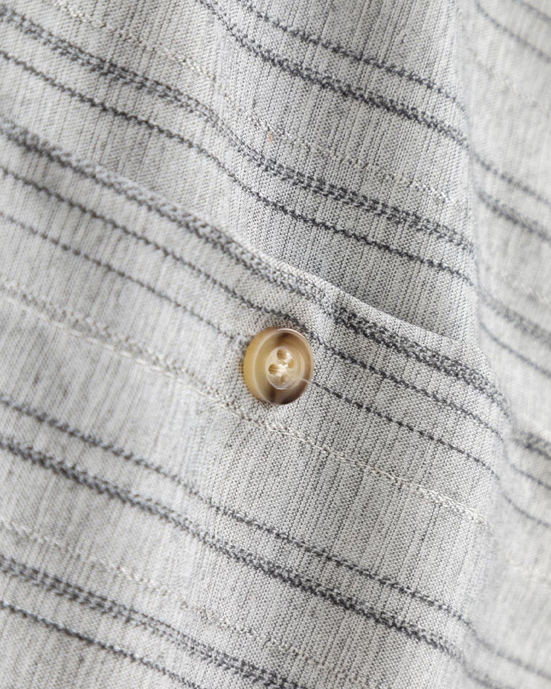 復古條紋長袖襯衫