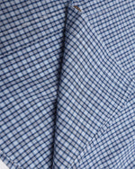 Patchwork scarf fake two-piece long-sleeved shirt