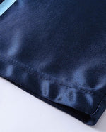 Contrast color short sleeves