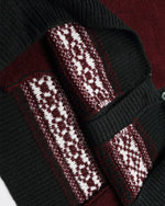 Vintage jacquard cardigan sweater