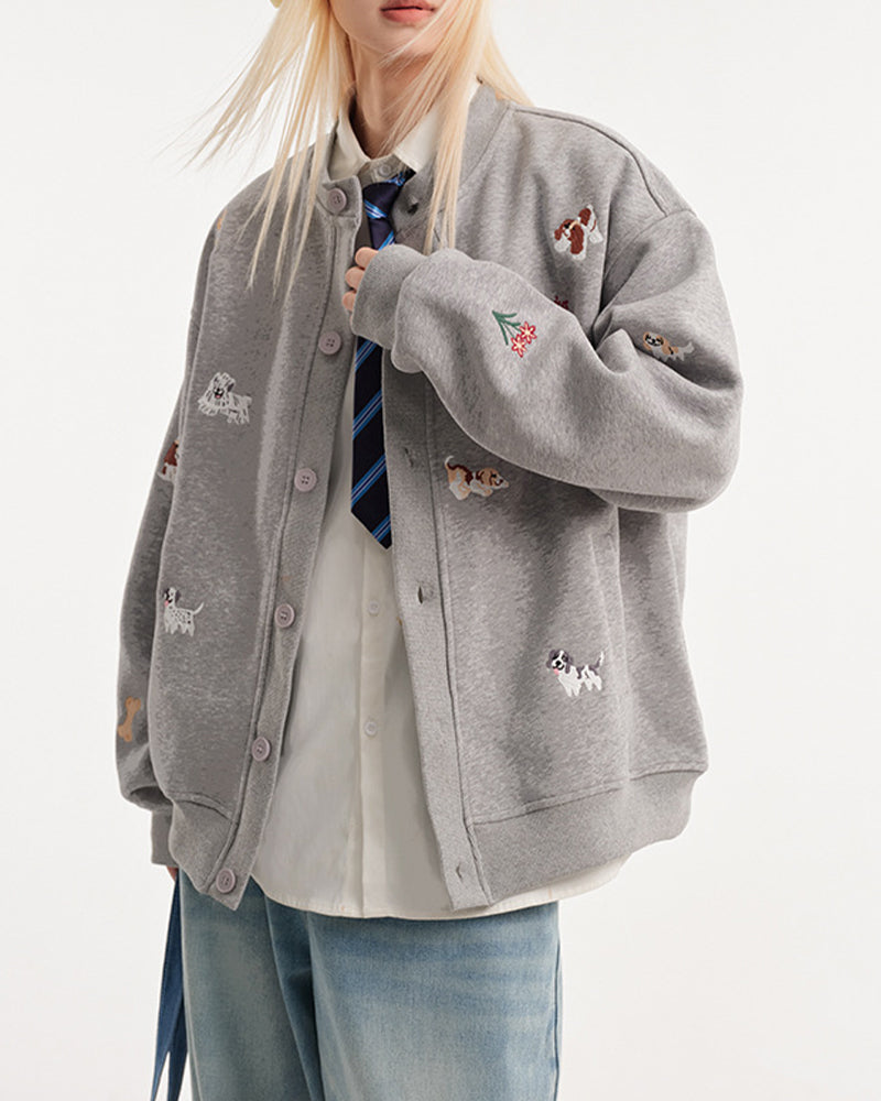 Cute Puppy Sweater Jacket
