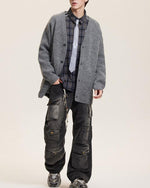 復古學院風毛衣外套