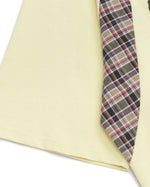 문자 자수 짧은 소매