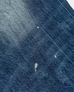 潑墨破洞牛仔褲