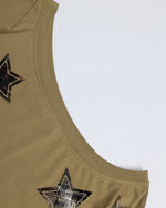 Retro off-shoulder short sleeves