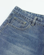 Heavy wash all-match jeans