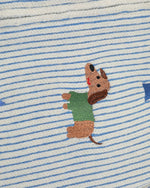 귀여운 강아지 자수 스웨터