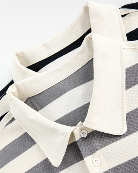 Contrast striped long sleeves