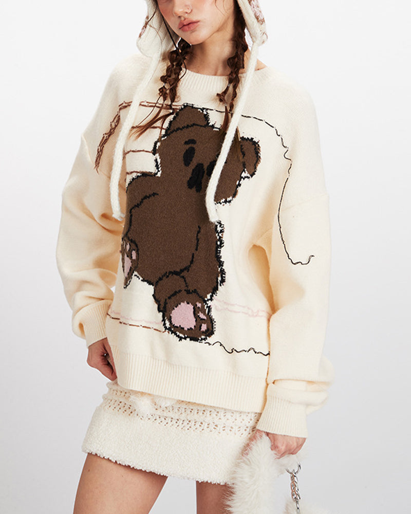 Couple loose knitwear