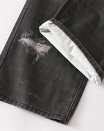 Designer straight jeans