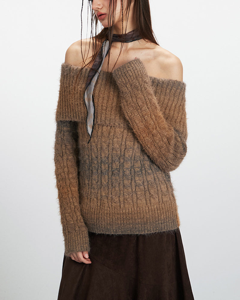 Off-the-shoulder sweater (women's)