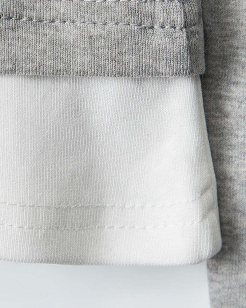 Color-blocked patchwork inner base layer
