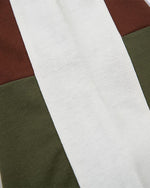 Contrast print short sleeves