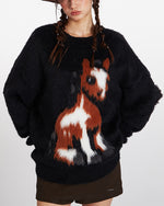 크루넥 풀오버 스웨터