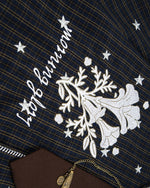 Star-patterned long-sleeved shirt