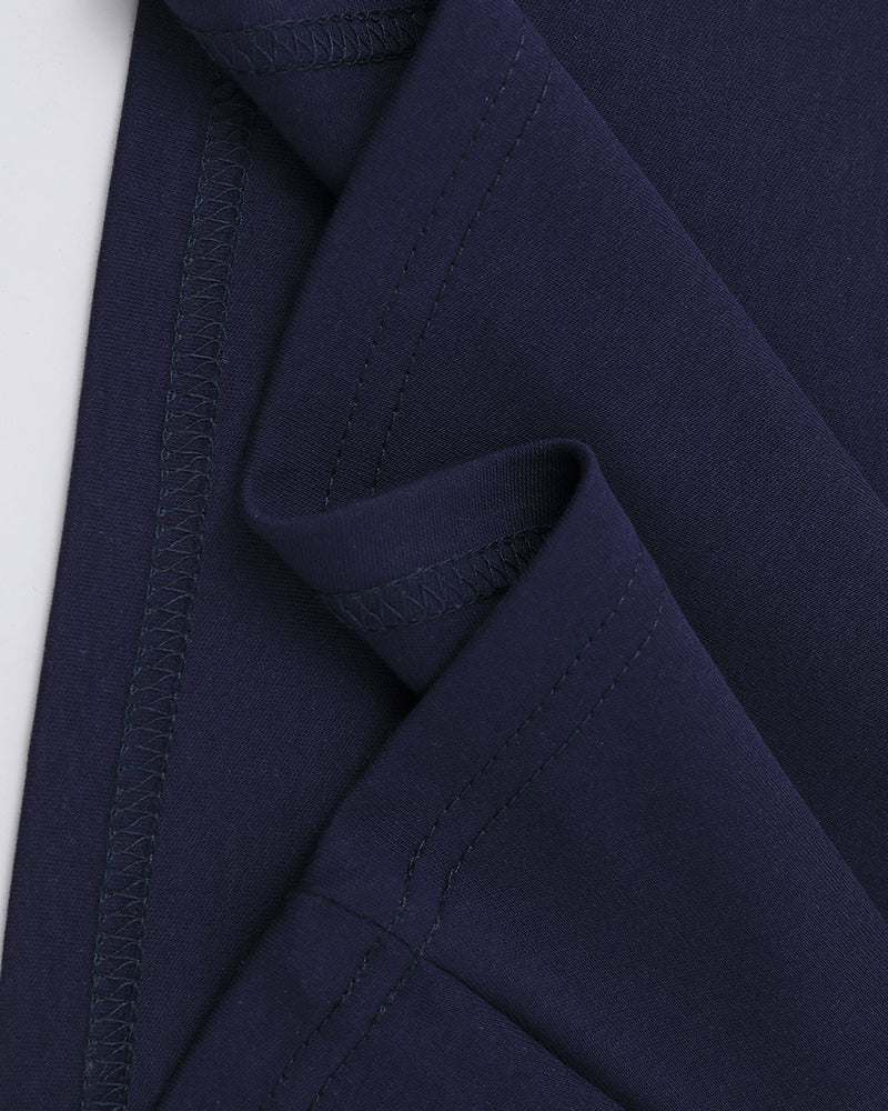 V-neck printed short sleeve