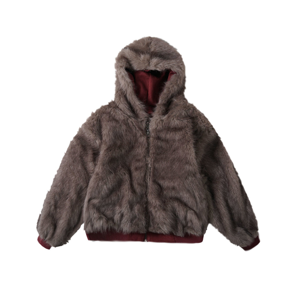 Reversible cotton-padded jacket