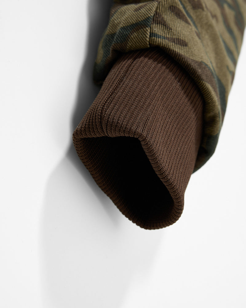 Retro letter thick coat