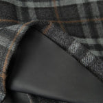 레트로 플레드 로우웨이스트 스커트