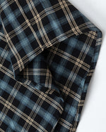 plaid loose long-sleeved shirt