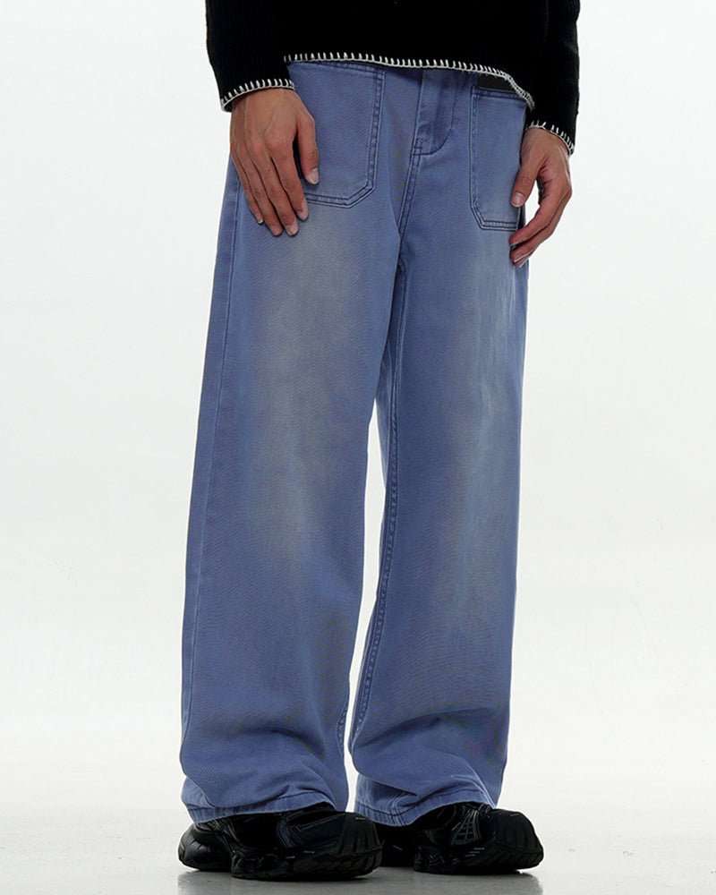 Casual straight trousers