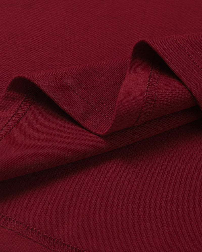 Retro contrast polo short sleeves