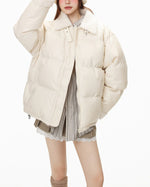 Retro simple versatile cotton jacket