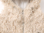 Retro lamb wool cotton jacket