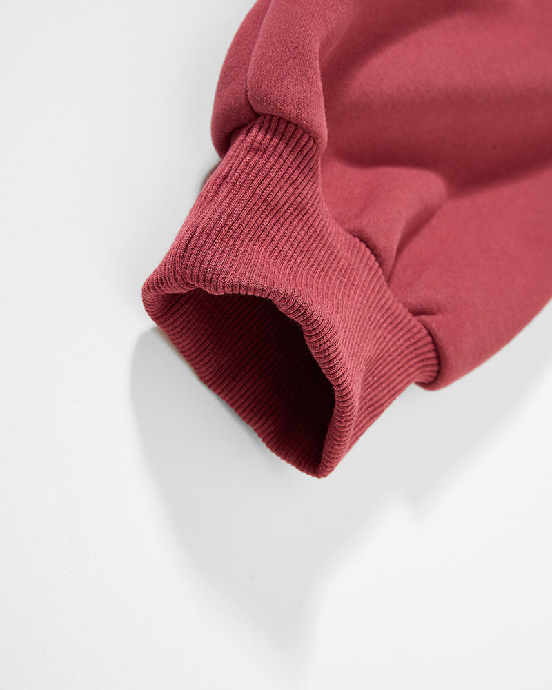 Casual color-blocked sweatshirt