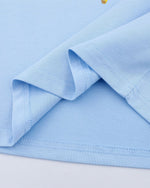 손으로 그린 ​​나비 반팔