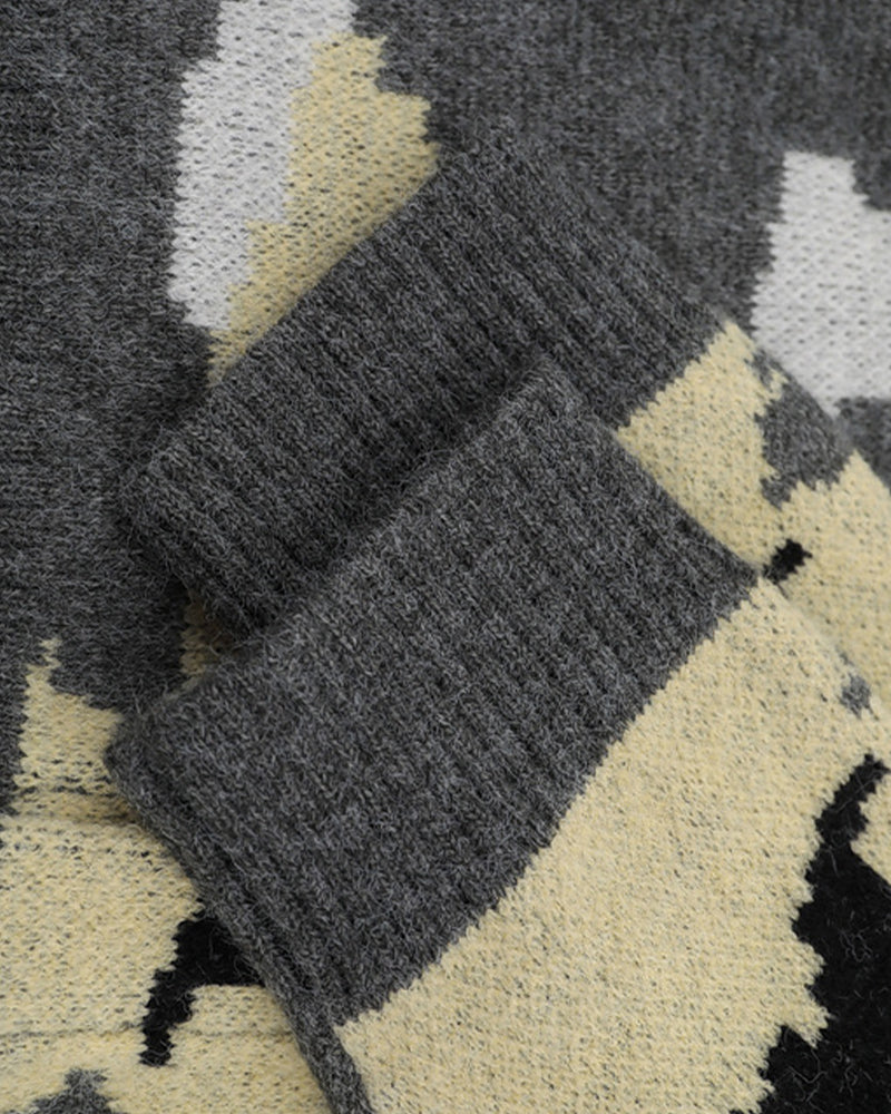 camouflage sweater