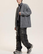 復古學院風毛衣外套