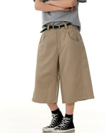 Loose straight pants