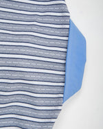 撞色條紋短袖襯衫