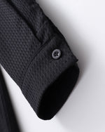 Floral embroidered long-sleeved shirt