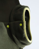 Casual stand-up collar fleece-lined sweatshirt