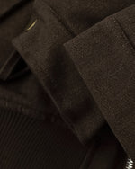 Retro-style knitted cotton coat (women's)