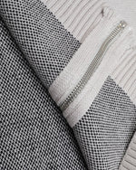 모터사이클 스타일 카디건 스웨터