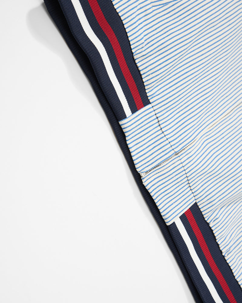 컬러블록 자수 야구 유니폼