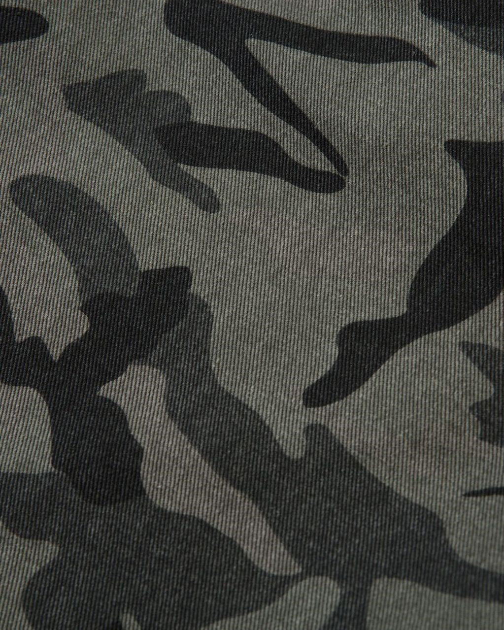 Vintage washed camouflage shorts